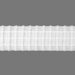 Лента (тесьма) шторная: сборка параллельная (1:2) 50 мм / 50 метров, (3 шнура) для велкро, белый, С01/50