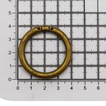 Кольцо разъемное металл на винтах 30 мм (40 мм внешн.), латунь, 4 шт, BIG