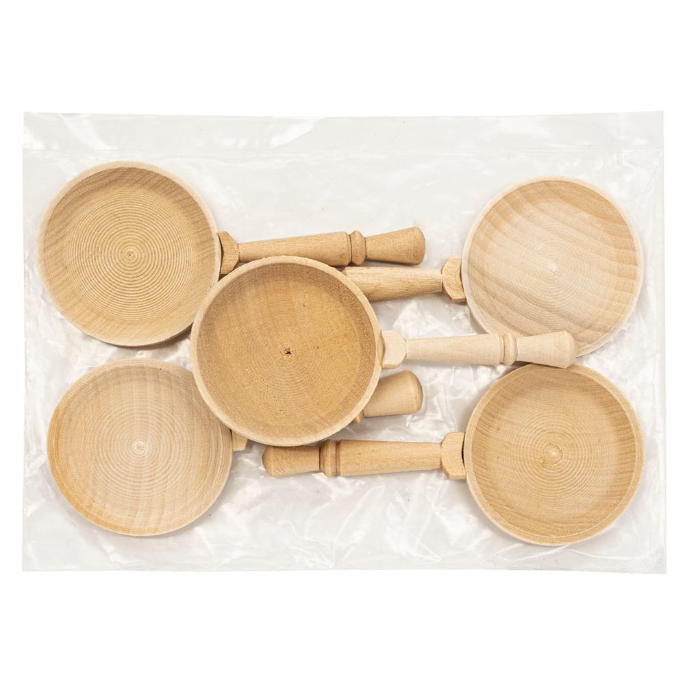 Заготовка для декорирования Сковорода большая, 9,1х4,4х1см, 5 шт