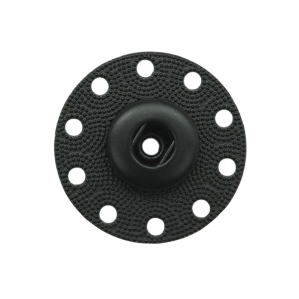 Кнопка пришивная металл ⌀25.0 мм, металл, Black, уп.10 шт