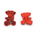 Пуговицы детские Обезьяна (48057) 21мм (157), 72 шт