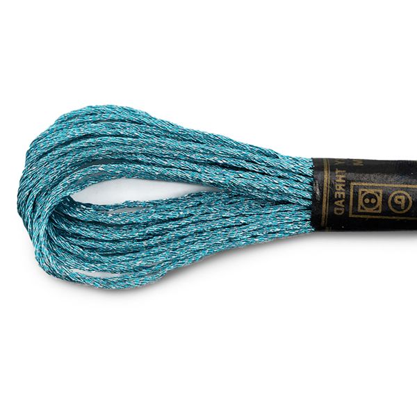 Мулине металлизированное, Bestex, цв.EG-M12, 24 мотка по 8 метров