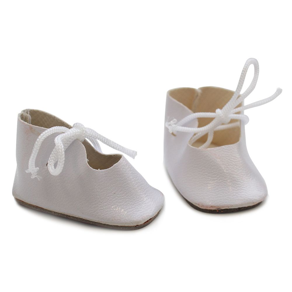 Ботиночки для кукол 4,5смх2 пары, белые /TOS/