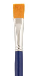 Кисть синтетика №18 плоская, 5 шт, длинная ручка, Vista-Artista 50112-18