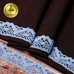 Кружево вязаное (тесьма) 30 мм / 10 метров, TBY-5234 цв.23 голубой, Kruzhevo