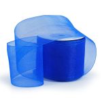 Лента капроновая (органза) 50.0 мм, 22.86 м, 164 синий