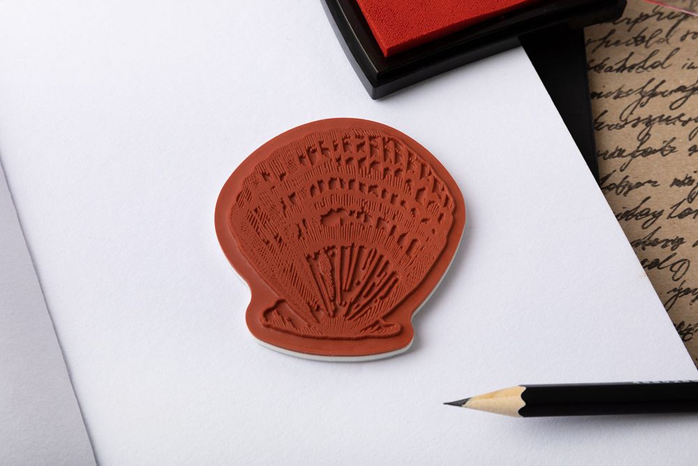 Штамп 5.8х5.8 см, 06 Раковина, Mr.Painter TSM-03