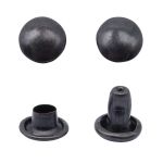 Хольнитены двухсторонние ⌀6 мм, h=6 мм, сталь, New Star №0, цв.оксид, ≈100 шт