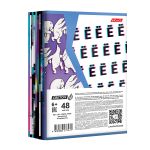 Комплект тетрадей со справочным материалом Трендтокер, A5+ 48 л., 10 шт, на скобе 60 г/м², белизна 90 %, клетка/линия, 01054 10 предметов, Светоч 48К38