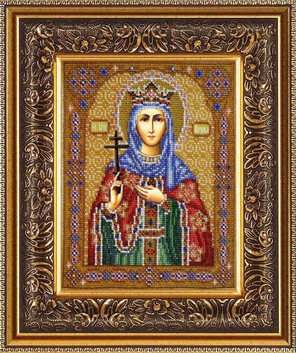 Набор для вышивания бисером Паутинка, Святая мученица Ирина 20х26 см