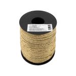 Шнур сутажный под металл ⌀2.5 мм / 100 метров, золото, Gamma SUTA-25