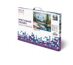 Алмазная (кристальная) мозаика Фрея ALPD-255, на подрамнике Горное озеро, 30х30 см