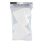 Заготовка из пенопласта Сердечки 15х15х2 см, 4 шт, Love2art DPZ-S