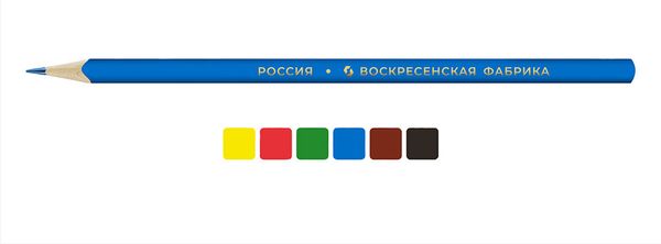Набор цветных карандашей Билл GGZ-CP-1006 заточенный 8х6 цв, Набор цветных карандашей Билл GGZ-CP-1006 заточенный 8х6 цв, ВКФ GGZ-CP-1006