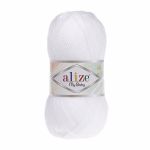 Пряжа Alize (Ализе) My Baby / уп.5 мот. по 50 г, 150м, 055 белый A