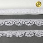 Кружево эластичное (стрейч) 15 мм TBY.8031, цв.01 белый, 5 метров, Kruzhevo