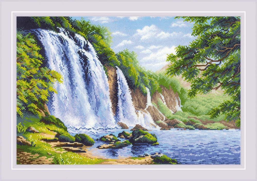 Риолис, Шум водопада, 60х40 см