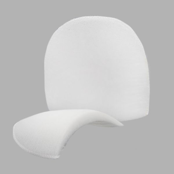 Плечевые накладки (подплечники) втачные 120х165х16 мм, белый, В-16/А, 1 пара