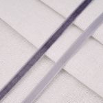 Лента бархатная (тесьма) 06.0 мм / 32.9±2 метров, 0081-0701, 189 серо-голубой