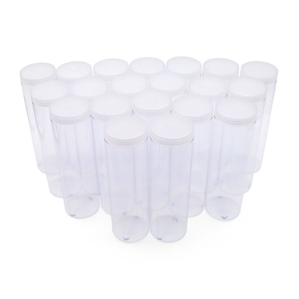 Контейнер для хранения пуговиц ⌀6 см, l=20 см, 20 шт