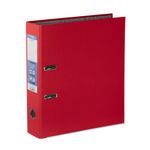 Регистратор PVC, мет.уг. 80 мм, 10 шт, Premier A4 арочный механизм, красный EC1032245, Expert Complete