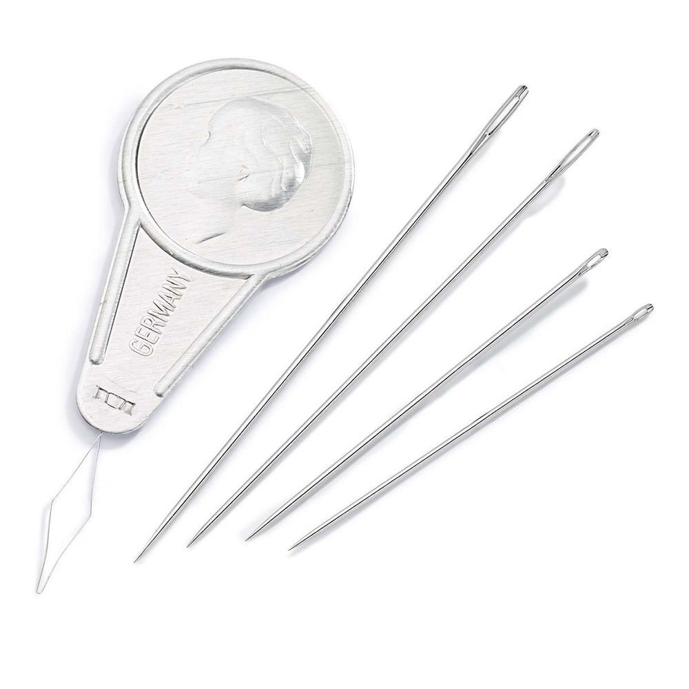 Иглы ручные набор для шитья и штопки с нитевдевателем, 19 штв уп, Prym