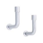 Крючок-держатель для подхватов 40 мм, металл, 2 матовое серебро, X455