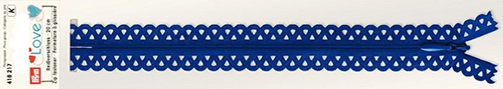 Молния спираль (витая) Т5 (5 мм) S11 20 см, синий цв. 1шт, Prym, 1 шт