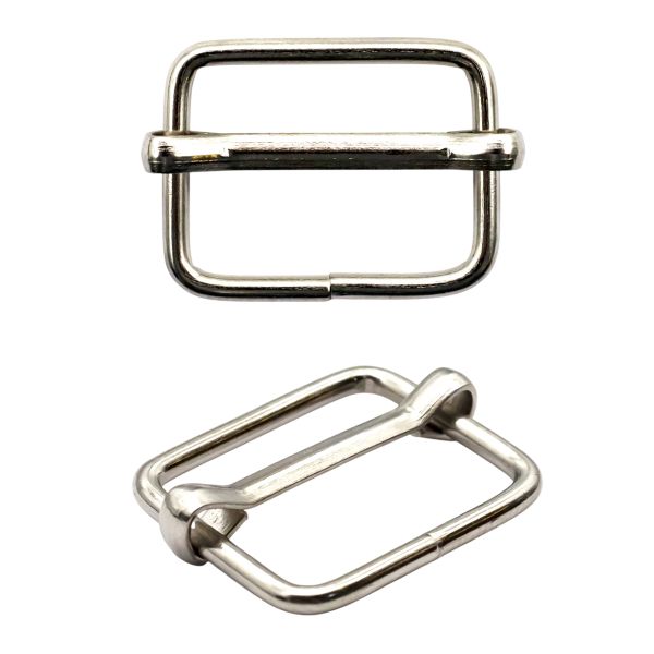 Рамка регулировочная 21мм (25*19мм, d-2мм) 816-308, (никель), 100 шт