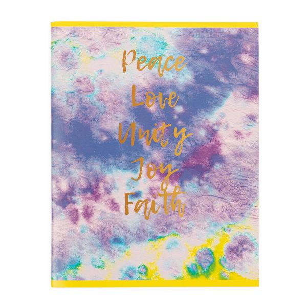 Тетрадь Тай-дай цветной A5 96 л. на скобе 60 г/м², 6 шт, клетка, SVT 961121 04 сиренево-фиолетовый, Светоч