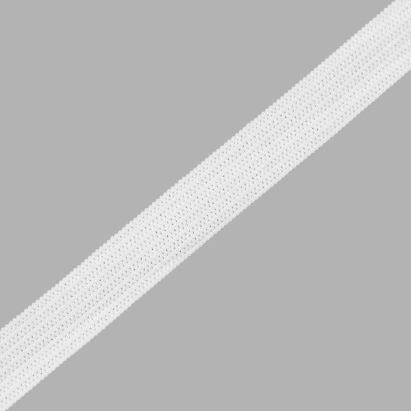 Резинка бельевая (стандартная) вязаная 10.0 мм / 40 метров, ТВ-10, белый