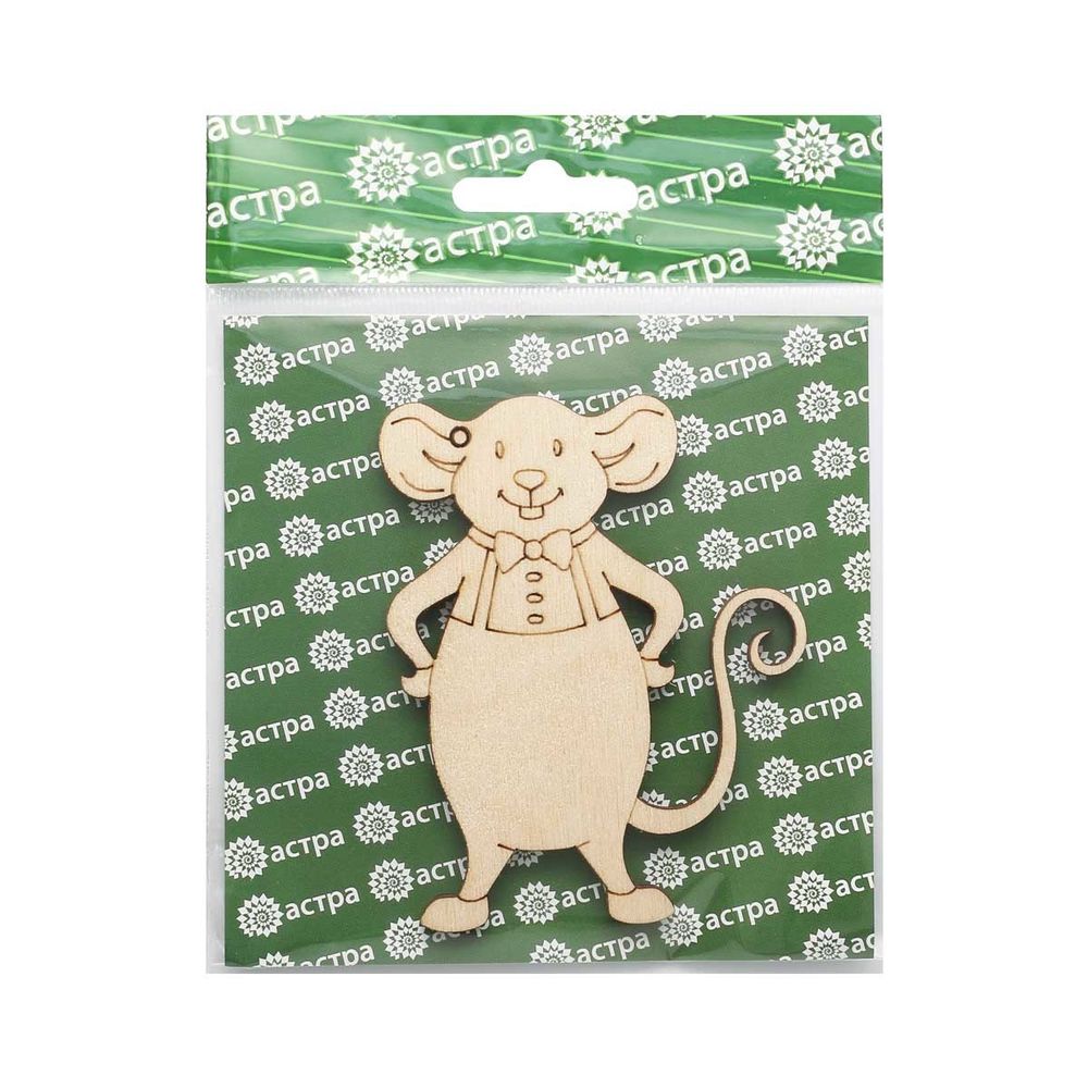 Заготовка из фанеры Мистер Мышь 8,9х6,9х0,3см, Астра