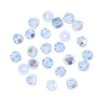 Бусины стекло ⌀3 мм, 24 шт, пурпурно-голубой перламутр/lt.sapphire AB, Preciosa 451-19-602