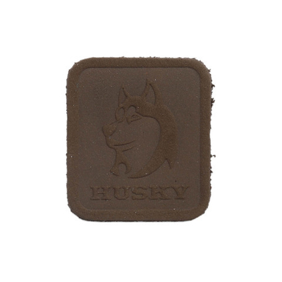 Термоаппликация из замши Husky 3,4х3,89см, 100% кожа, 42 темно-коричневый, 5 шт