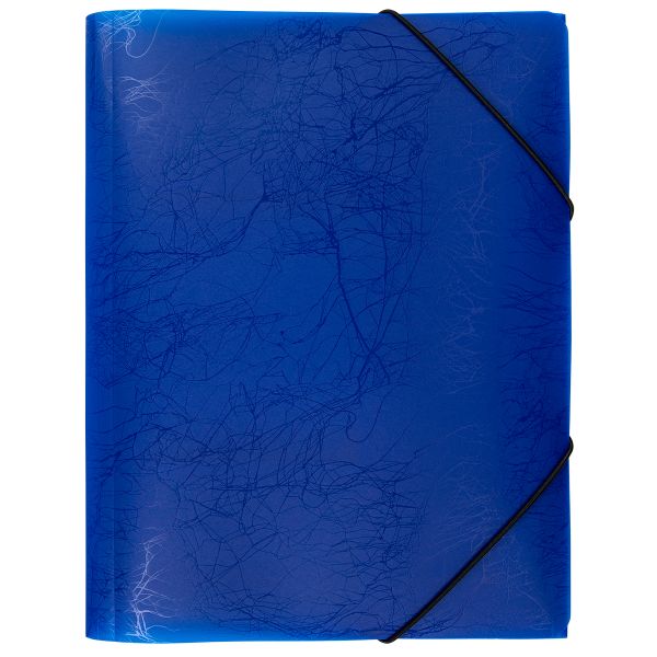 Папка на резинке A4 600 мкм 35 мм, волокно, 5 шт, синий new EC21043002, Expert Complete