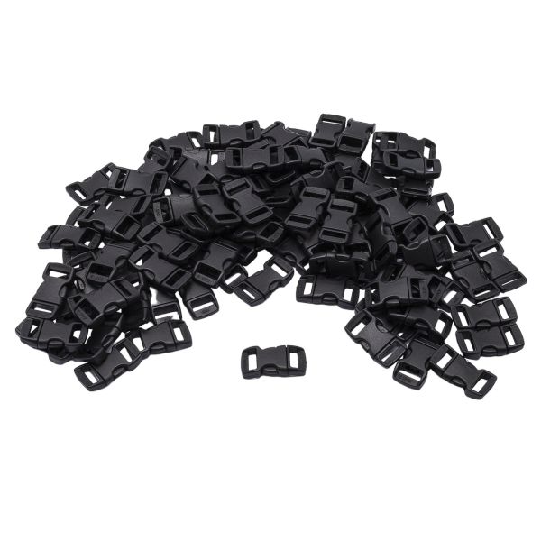 Фастекс (пряжка трезубец) пластик 10 мм, 100 шт, черный