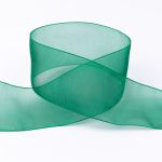 Лента капроновая (органза) 50.0 мм / 22.8±1 метра, 120 изумрудно-зеленый, Blitz OR-50