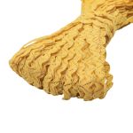 Тесьма вьюнчик с метанитью, 5 мм / 20 м (желтый), С3584