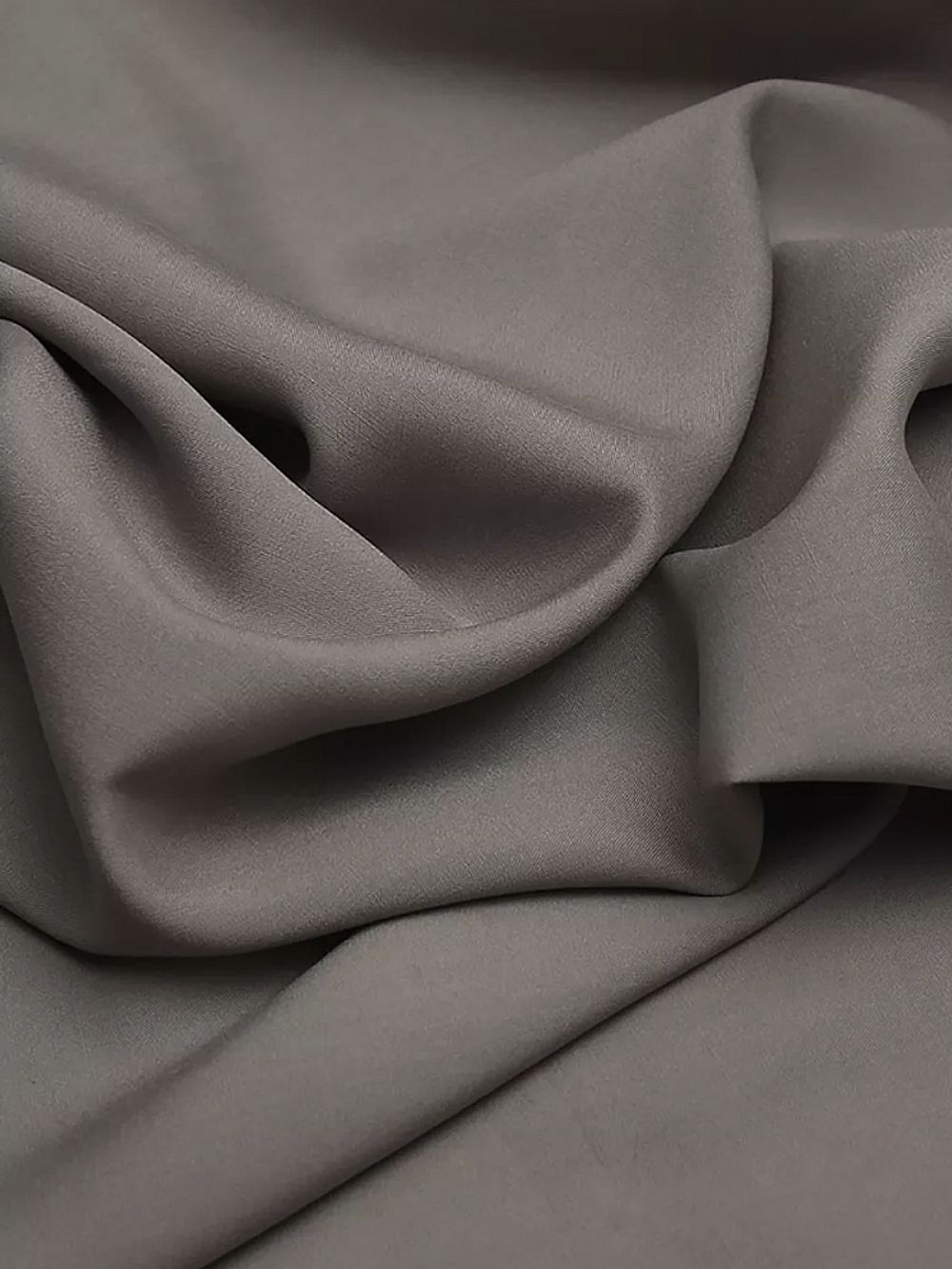 Штапель 110 г/м², 145 см / 2 метра, TBY-Vi-30-27.2, цв.27 серый