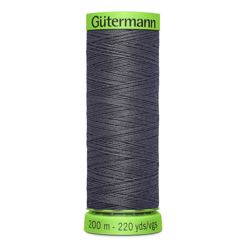 Нитки для тонких тканей Gutermann Extra Fine 150, 200м, 702 мышино-серый, 5 катушек