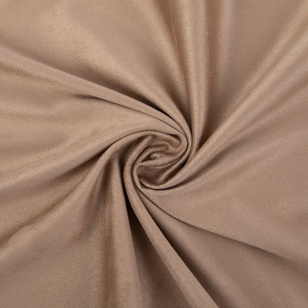 Замша искусственная отрез 35х50 см, 175±5 г/м², 17-1038 cappuccino (т. бежевый), Peppy Woven Suede