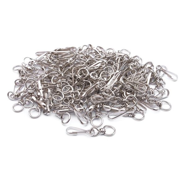 Карабин металл 10.0 мм (55х14 мм), 816-631, никель, уп.100 шт