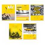 Тетрадь ученическая школьная, выборочный лак, A5+ 18 л. на скобе, белизна 100%, 20 шт, линия, 000369 Мои увлечения, Светоч 18ТСКд5_4_3_2