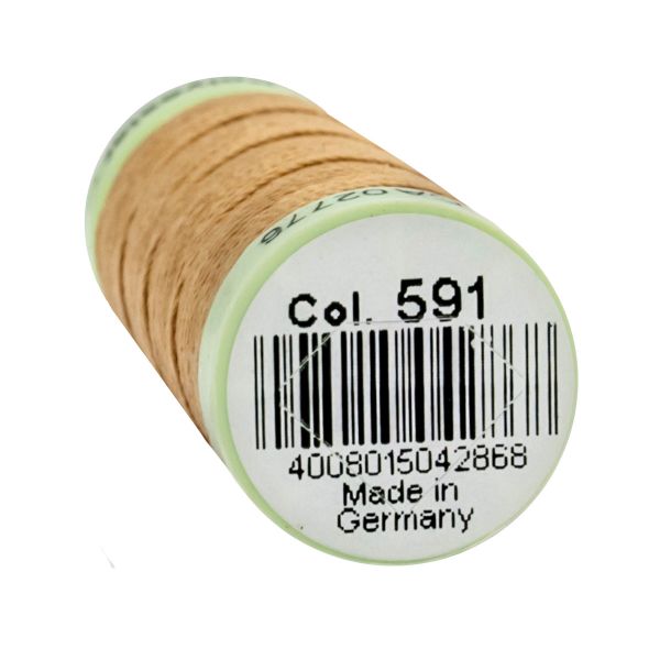 Нитки отделочные Gutermann Top Stitch, 30м, 591 песочно-желтый, 5 катушек