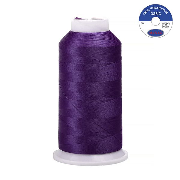 Нитки швейные текстурированные Max, 150D/1, 5000 м, 90г, 338 сиреневый