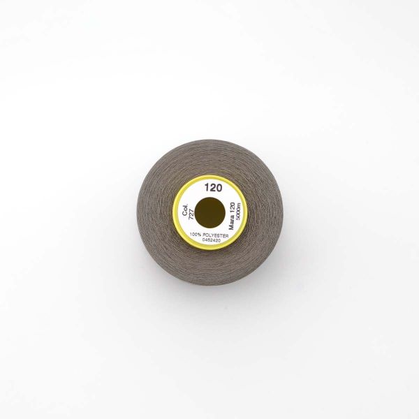 Нитка универсальная Gutermann Mara 120/2, 5000 м, 700185, 727 дымчато серо-зеленый, 1 катушка