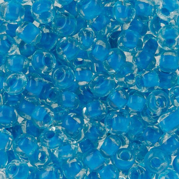 Бисер Zlatka 8/0 (2.9 мм), 100 г (10х10 г), №0133B бирюзовый, GR