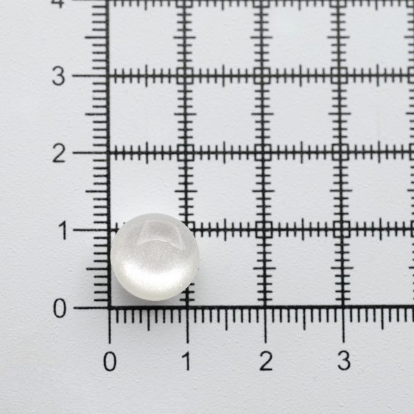 Пуговицы на ножке 18L (11мм), пластик (Wht-01 белый), 72 шт, CR P-45