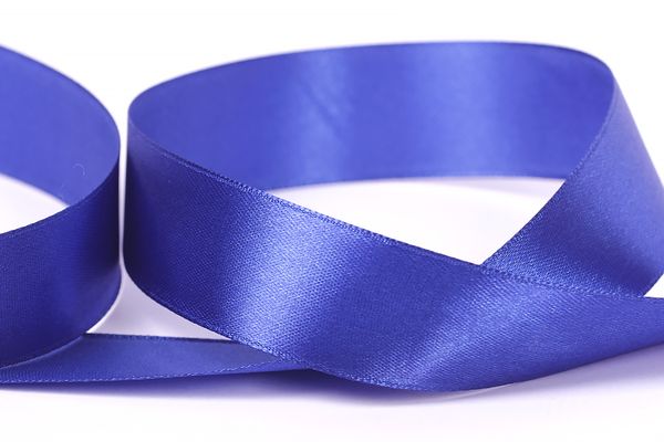 Лента атласная 1-сторонняя 25.0 мм / 33±2 метра, 094 синий, Gamma