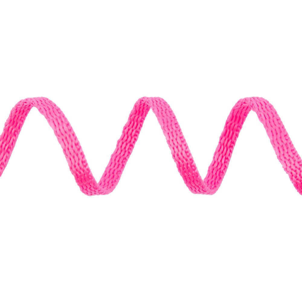 Стропа (ременная лента) 5 мм / 25 метров, толщ. 1.25 мм, [5.6 г/пог.м], 100% п/п, рис.9688, я.розовый, Gamma С3857Г17